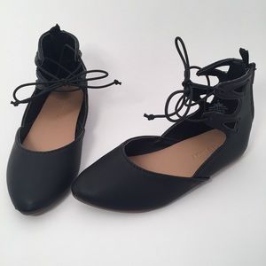 Chic lil girl black shoes